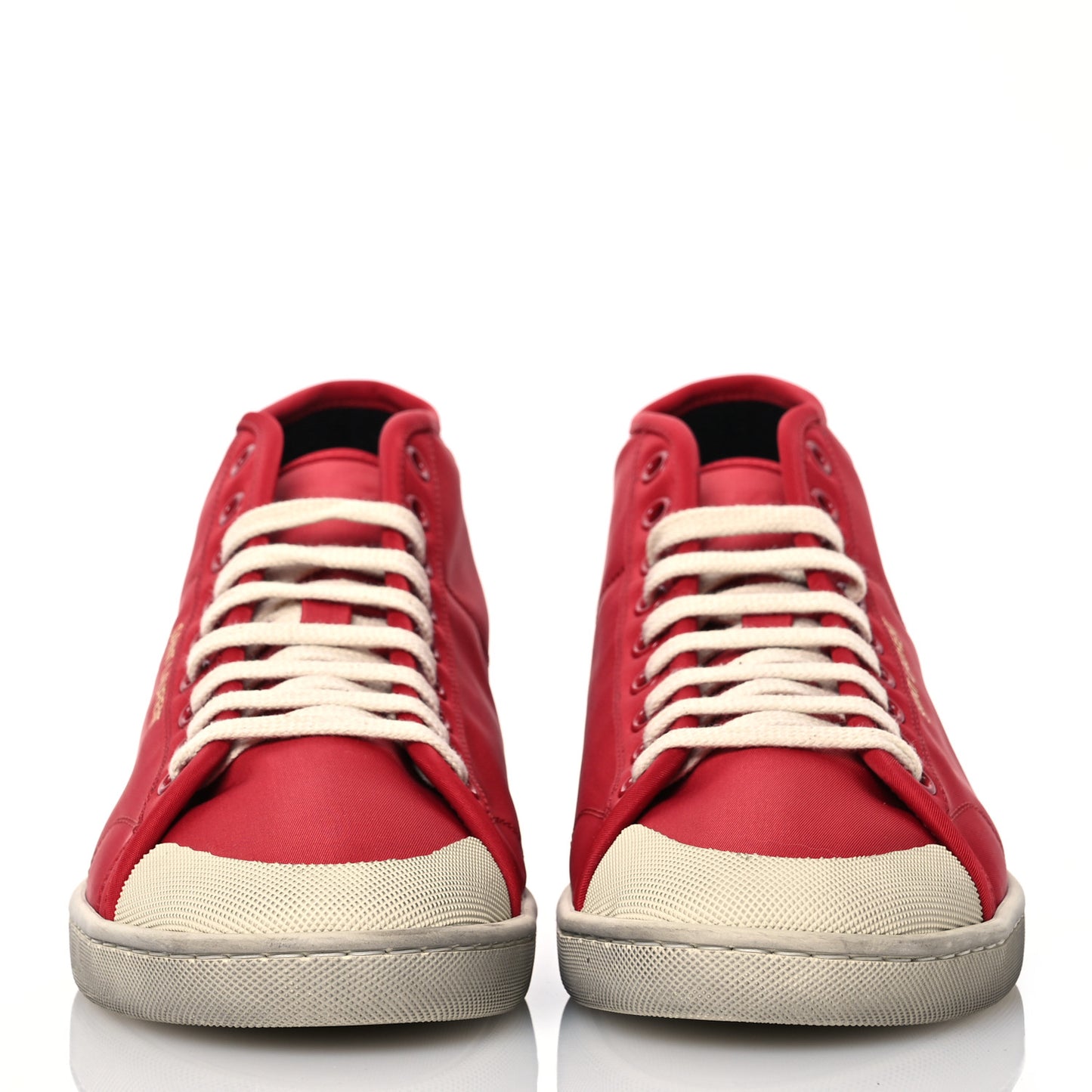 Nylon Mens Court Classic SL/39 Mid Top 8 Banjar Red Coffee White