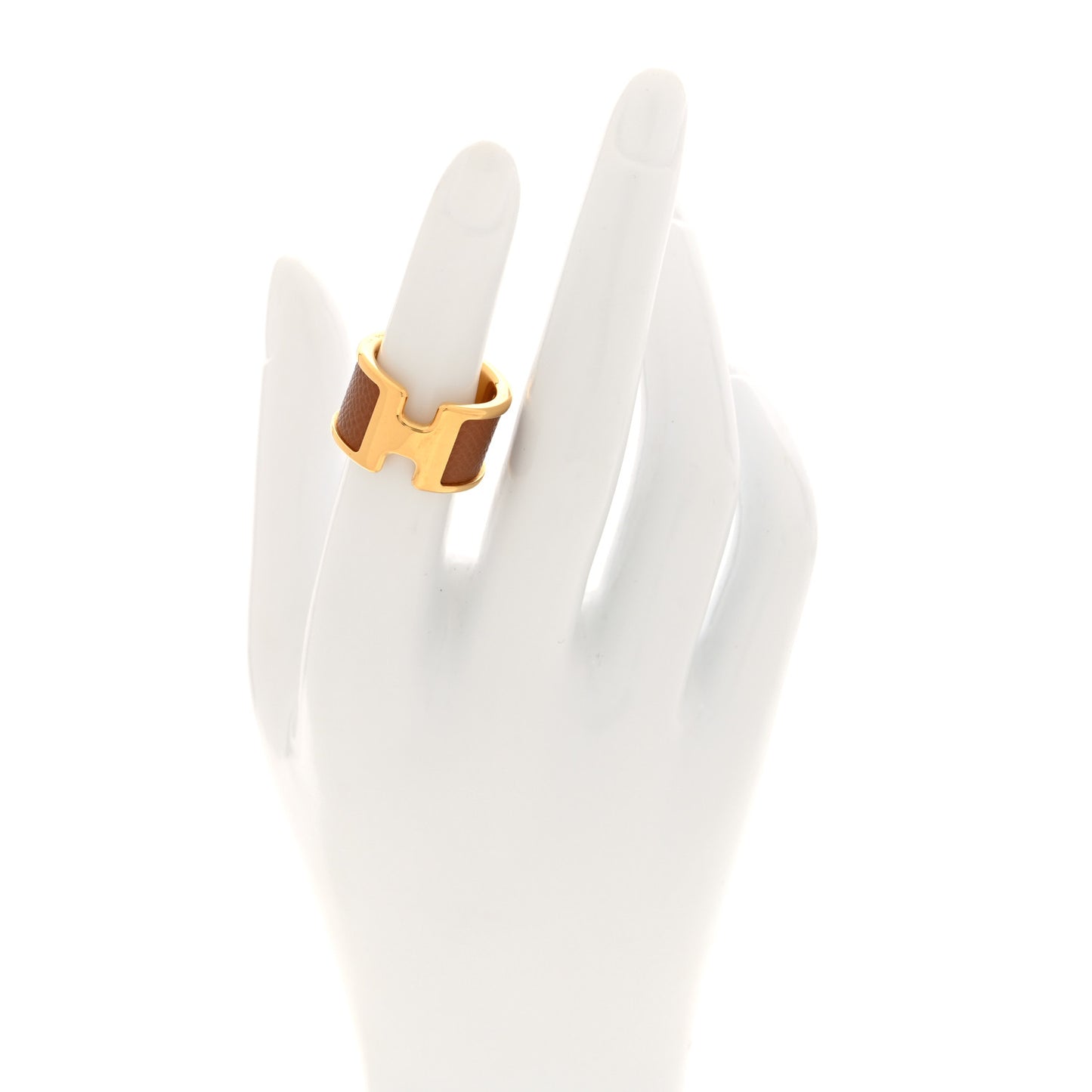 Madame Calfskin Large Olympe Ring XS 50 5.25 Gold