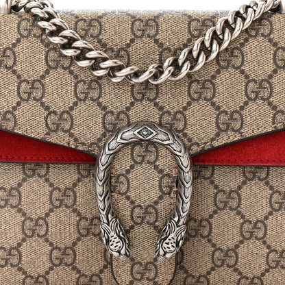 Gucci GG Supreme Monogram Mini Dionysus Shoulder Bag Hibiscus Red 8 of 12