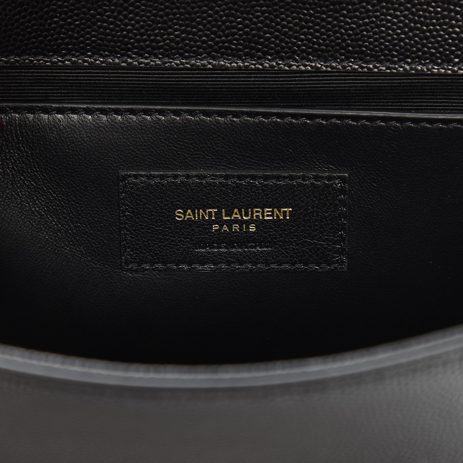 Saint Laurent Grain De Poudre Small Monogram Kate Satchel Black 7 of 7