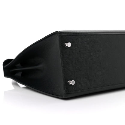Hermes Epsom Kelly Sellier 28 Black 8 of 10