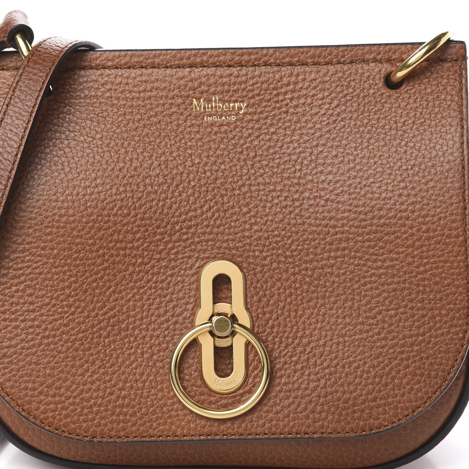 Mulberry Small Classic Grain Small Amberley Satchel Oak 10 of 10