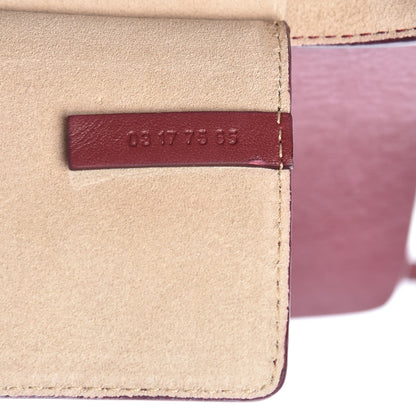 Chloe Suede Calfskin Mini Faye Shoulder Bag Plum Purple 7 of 9