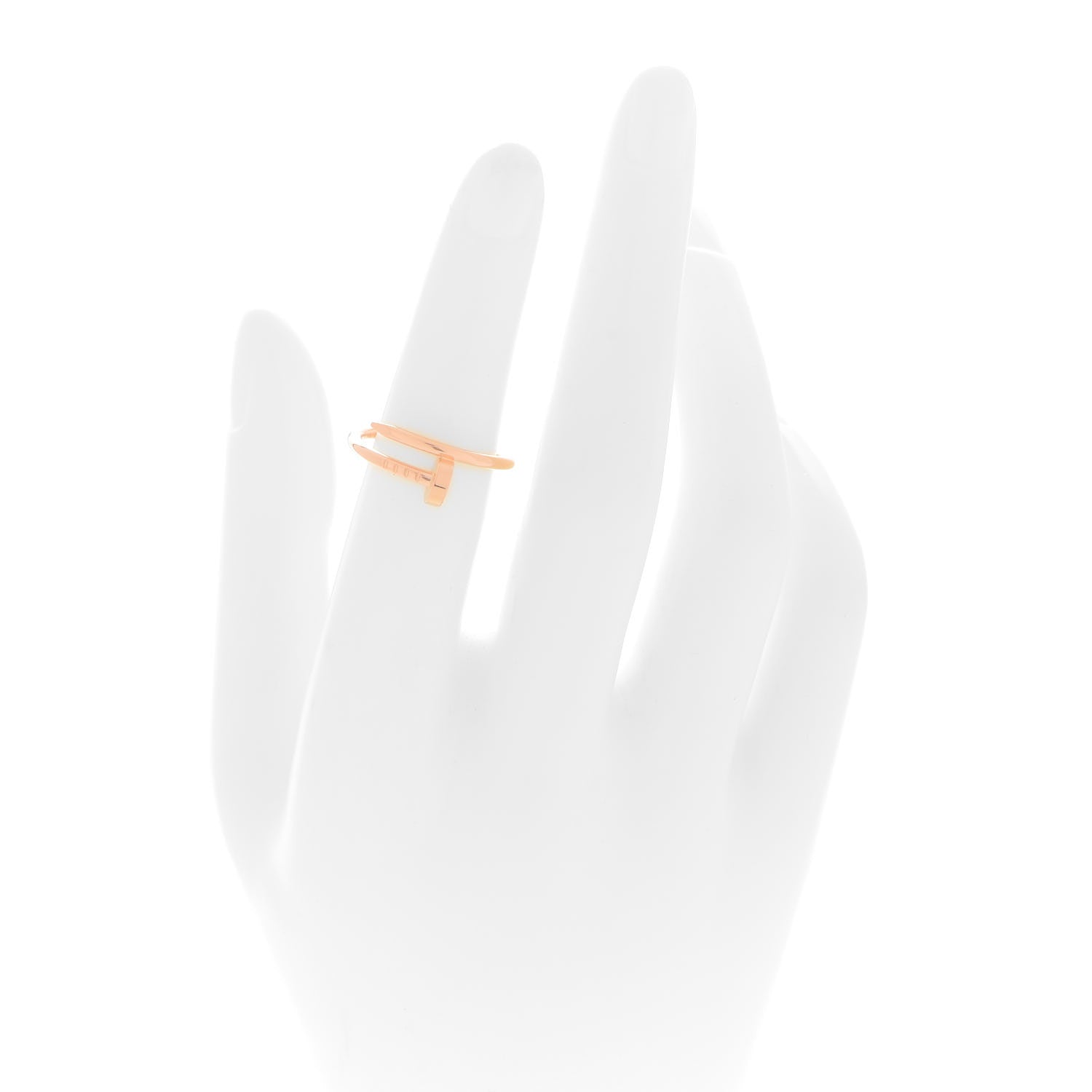 Cartier 18K Pink Gold Small Juste Un Clou Ring 52 6 2 of 5