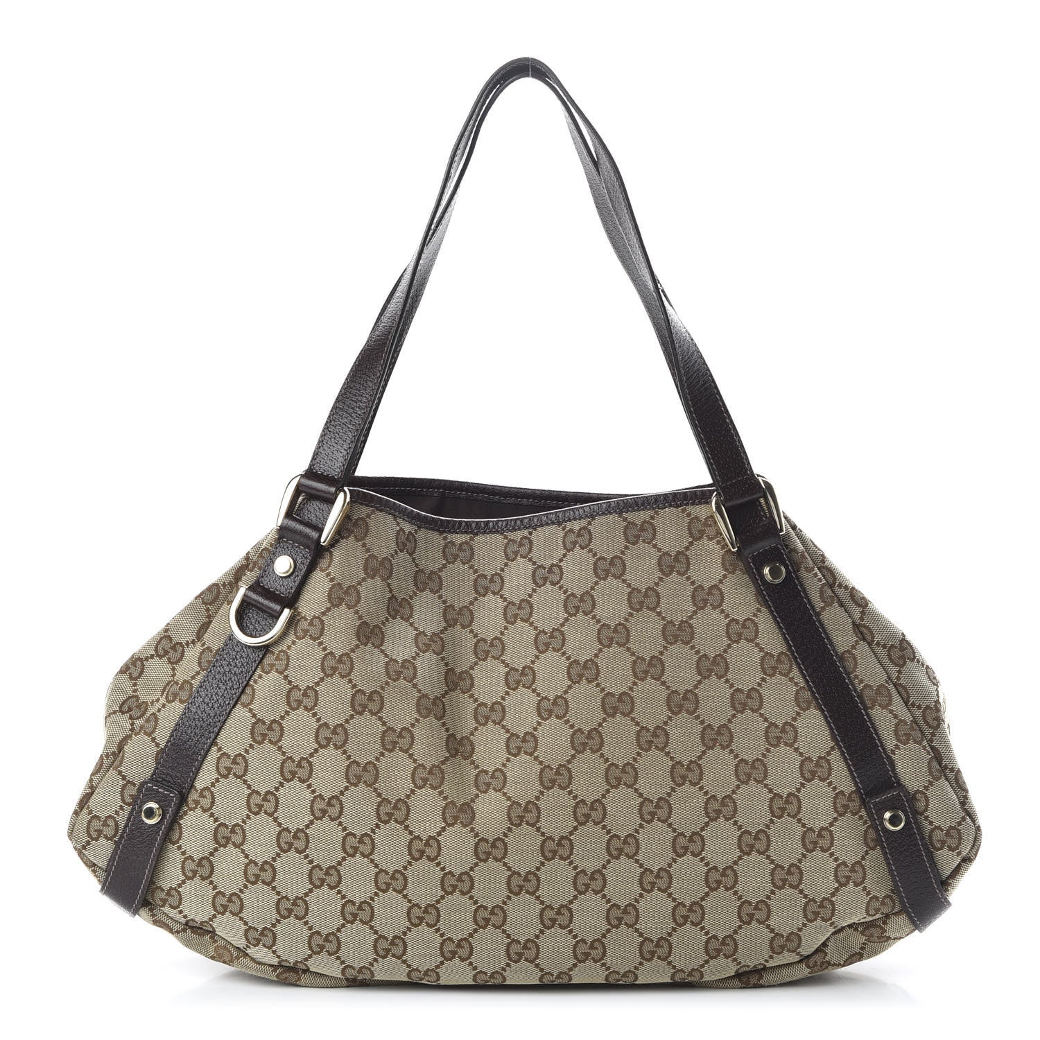 Gucci Monogram Medium Abbey Shoulder Bag Dark Brown 1 of 9