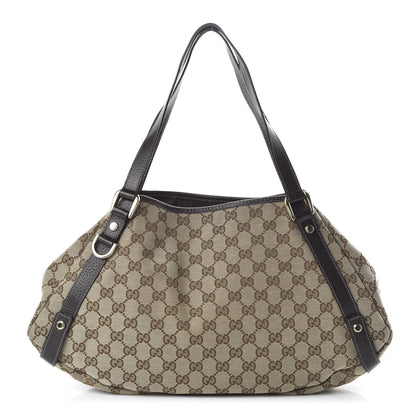 Gucci Monogram Medium Abbey Shoulder Bag Dark Brown 1 of 9