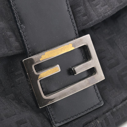 Fendi Zucchino Baguette Black 10 of 14