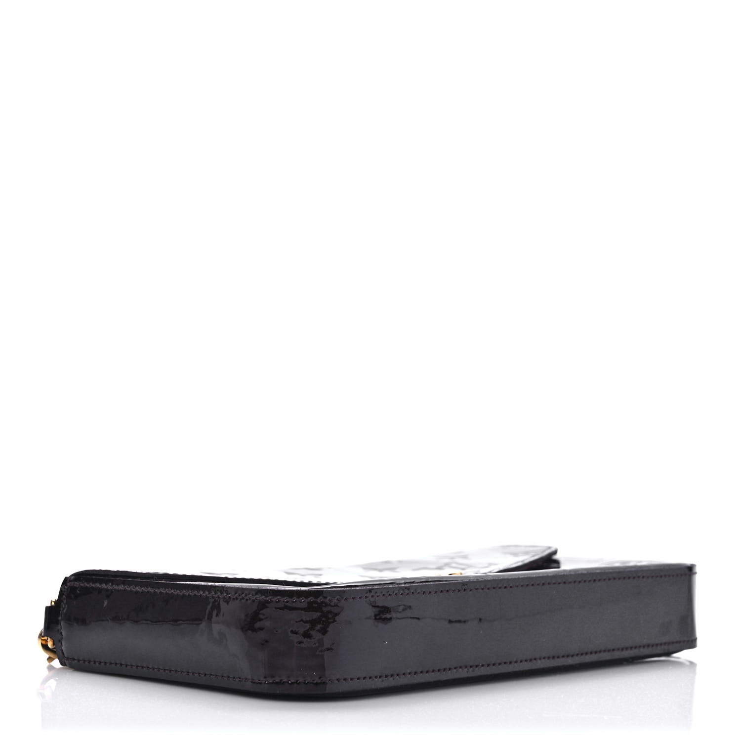 Louis Vuitton Vernis Pochette Felicie Chain Wallet Amarante 7 of 10