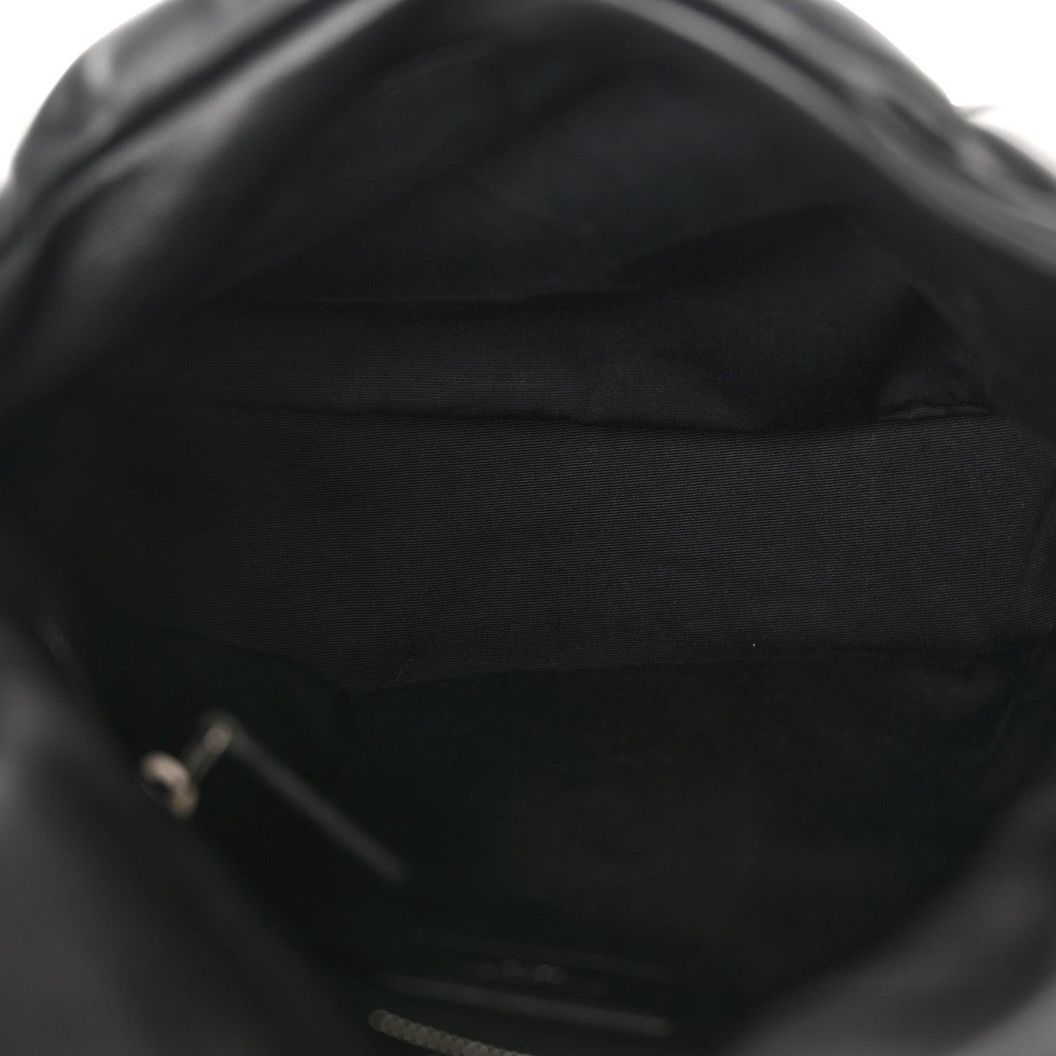 Saint Laurent Lambskin Quilted Medium Loulou Puffer Monogram Chain Satchel Black 5 of 10