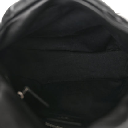 Saint Laurent Lambskin Quilted Medium Loulou Puffer Monogram Chain Satchel Black 5 of 10