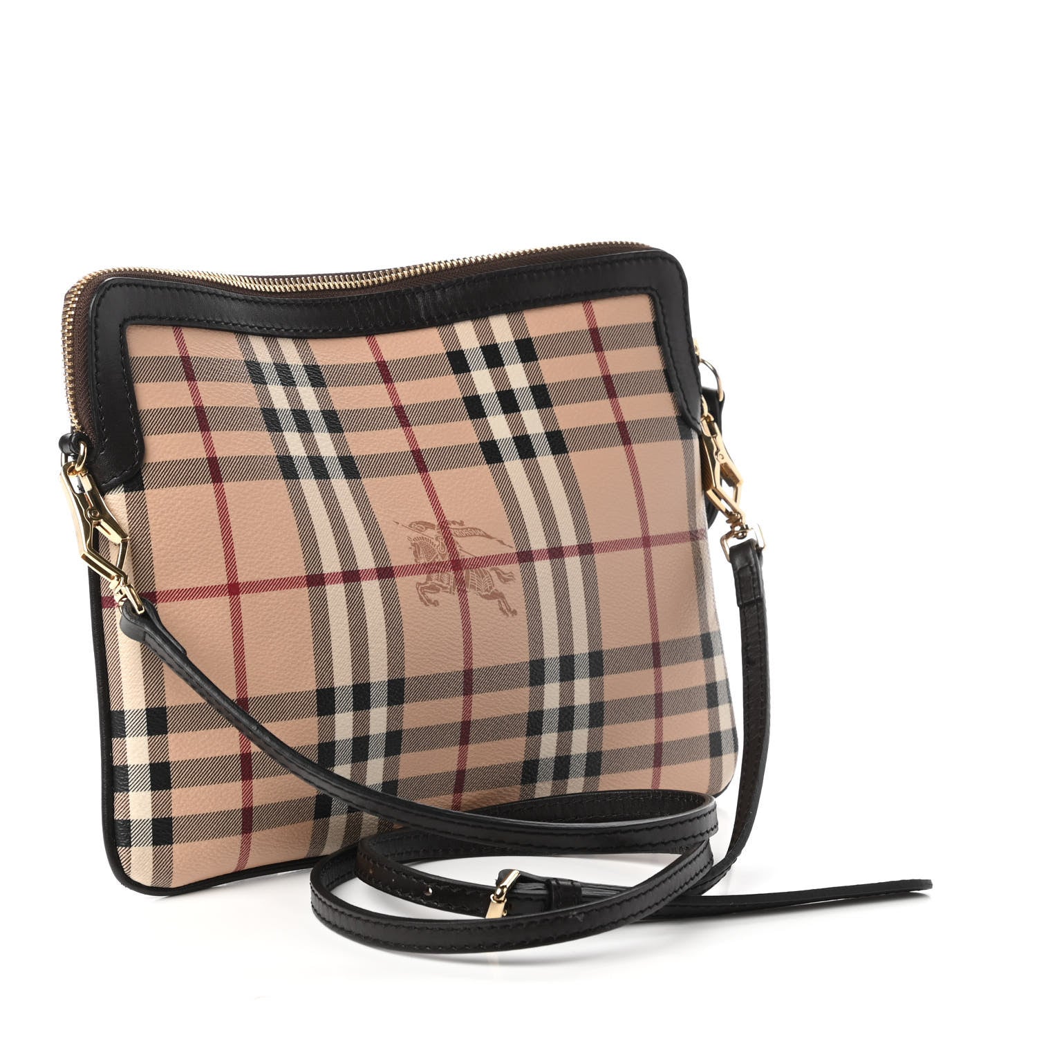 Burberry Haymarket Check Crossbody Black 3 of 10