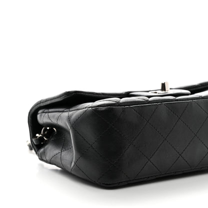 Chanel Lambskin Quilted Mini Rectangular Flap Black 9 of 10