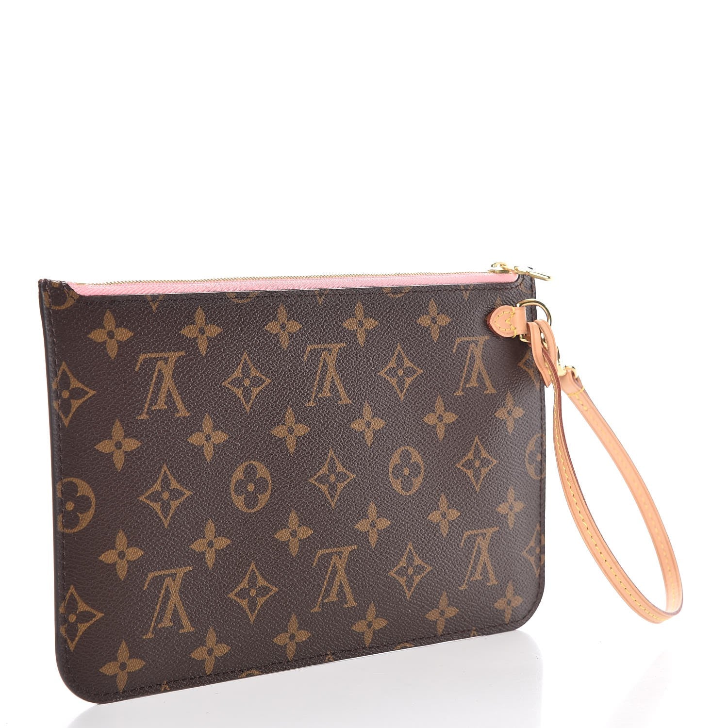 Louis Vuitton Monogram Neverfull MM GM Pochette Rose Ballerine 2 of 7