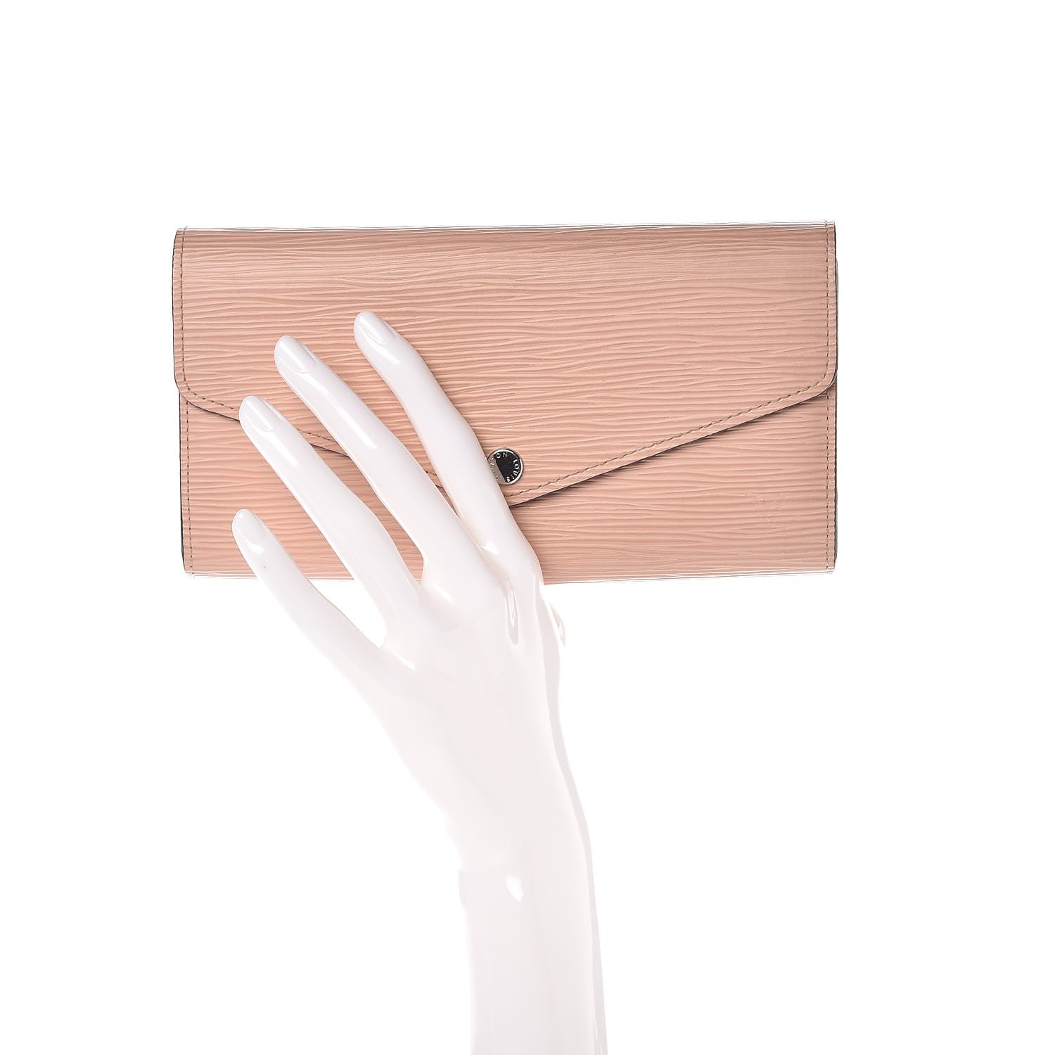 Louis Vuitton Epi Sarah Wallet NM Rose Ballerine 2 of 7