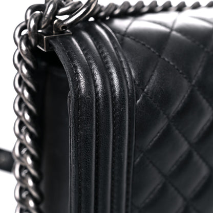 Chanel Lambskin Quilted New Medium Boy Flap Black 7 of 25