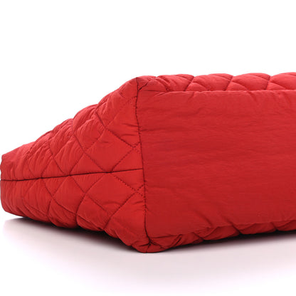 Chanel Nylon Quilted Coco Cocoon Tote Red 8 of 9
