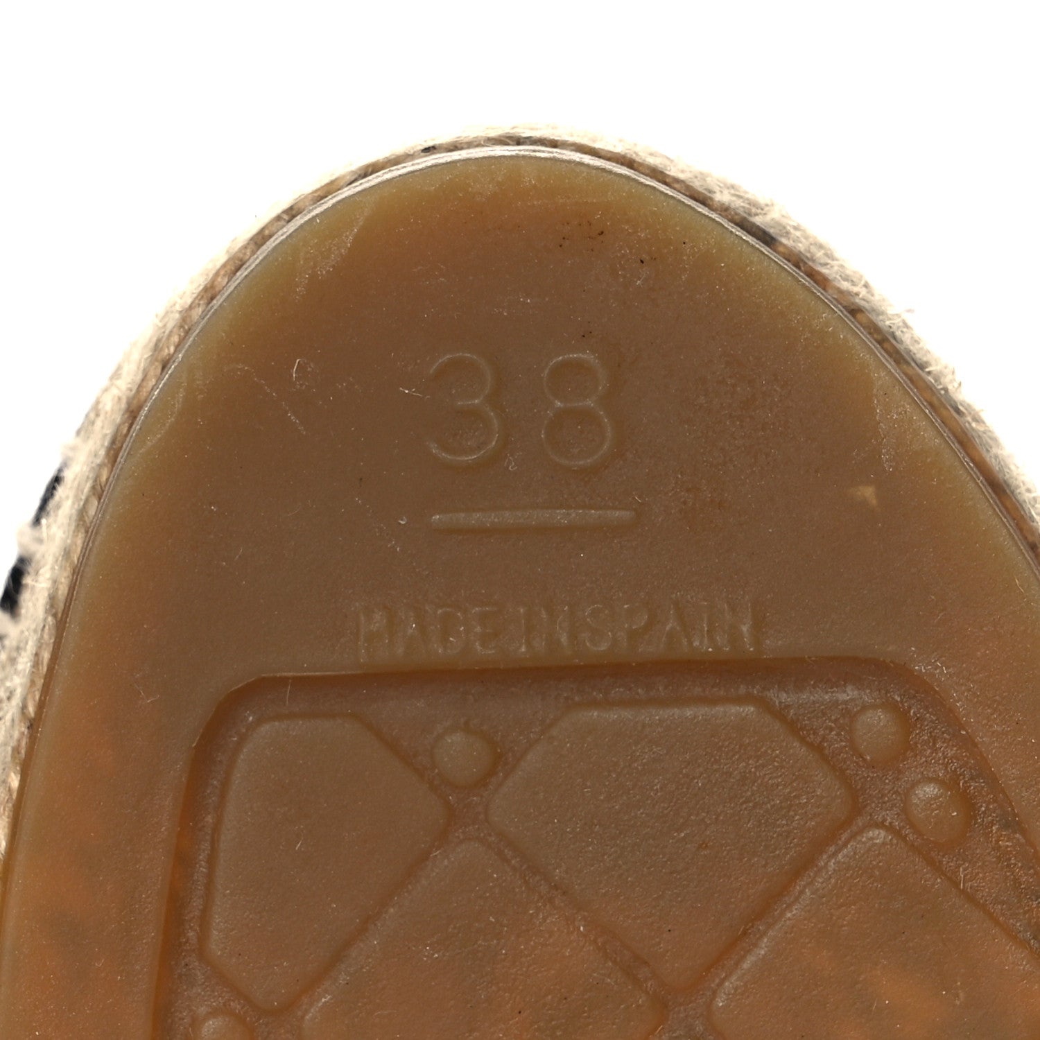 Chanel Denim CC Espadrilles 38 Blue Black 6 of 9
