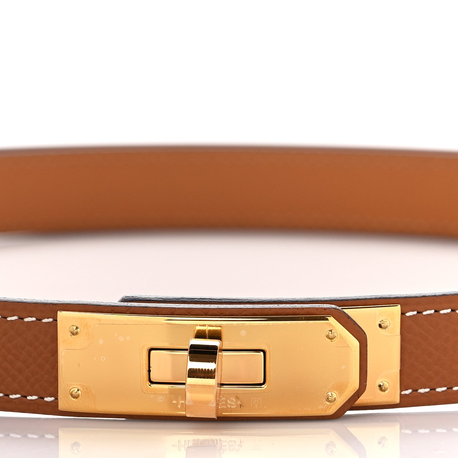 Hermes Epsom Kelly Belt Gold 3 of 7