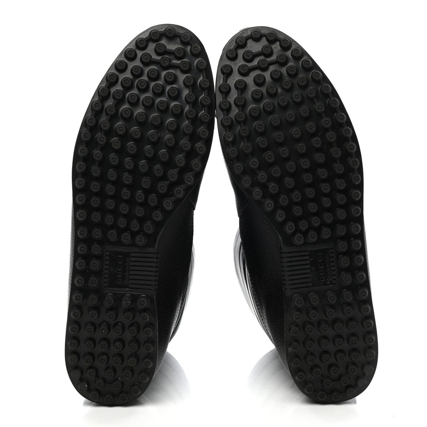Calfskin Nylon Quilted Boots 38.5 Black