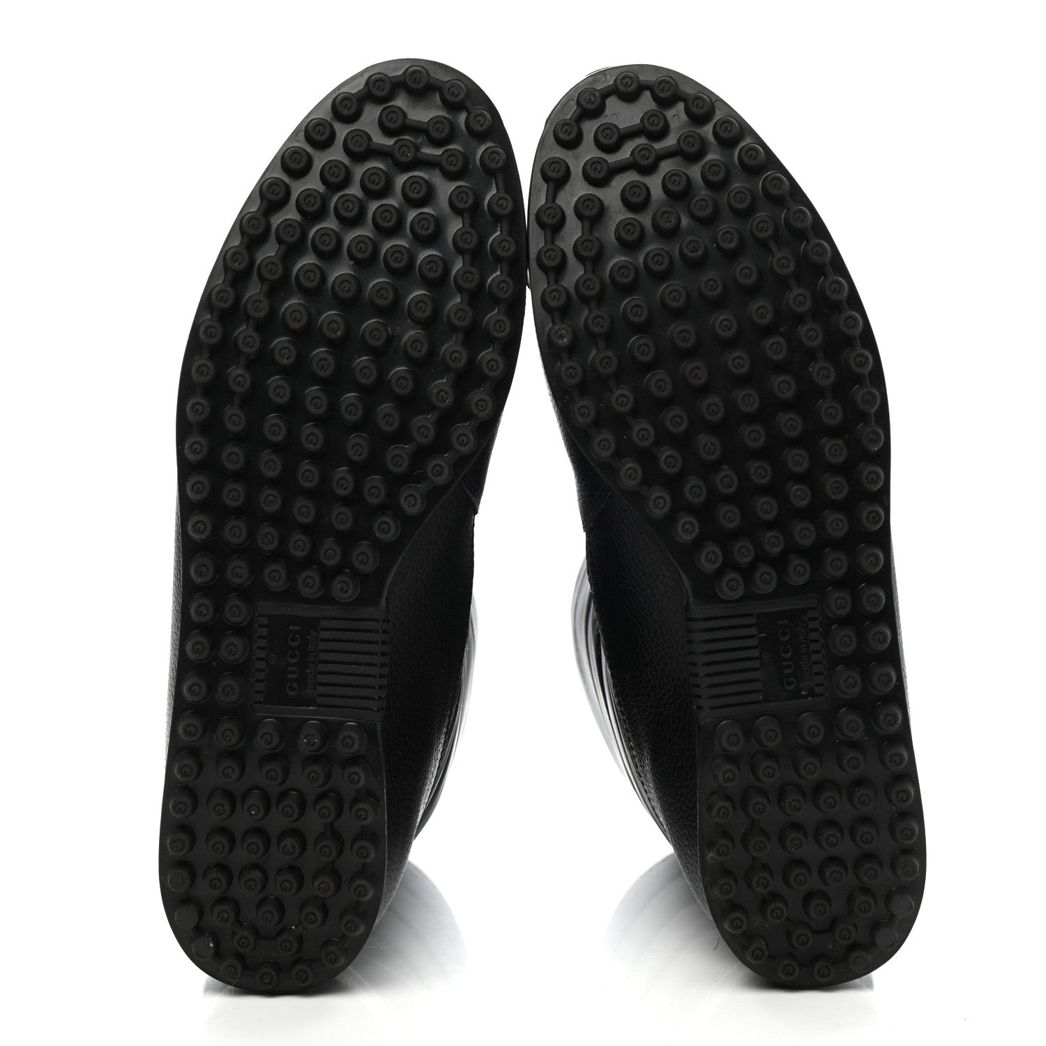 Gucci Calfskin Nylon Quilted Boots 38.5 Black 5 of 7