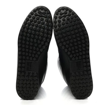 Gucci Calfskin Nylon Quilted Boots 38.5 Black 5 of 7