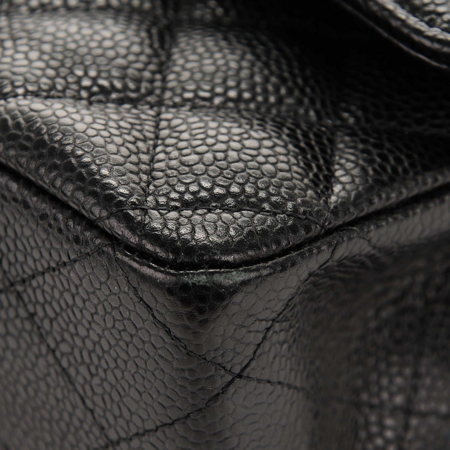 Chanel Caviar Quilted Medium Double Flap Black 6 of 8