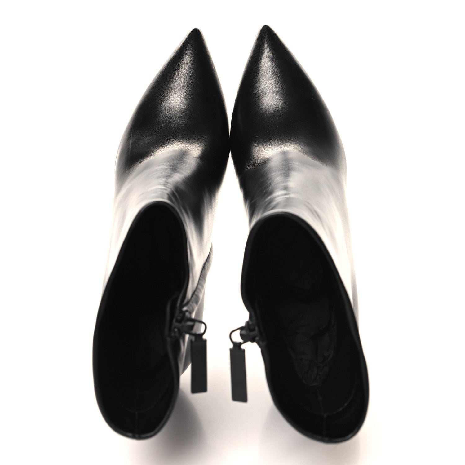 Saint Laurent Nappa Vendome Opyum 85 Ankle Boots 37.5 Black 2 of 10