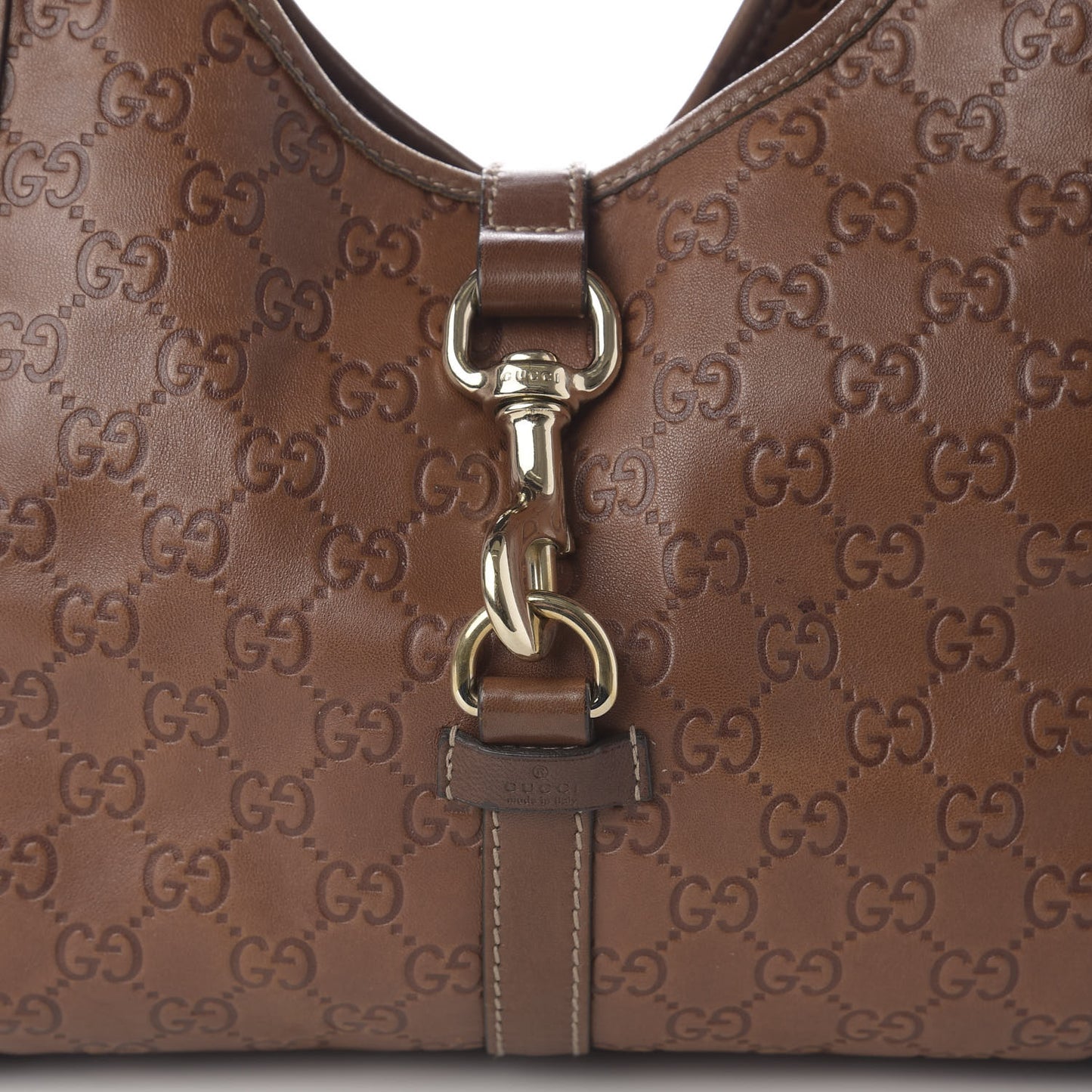 Guccissima Medium Joy Shoulder Bag Brown
