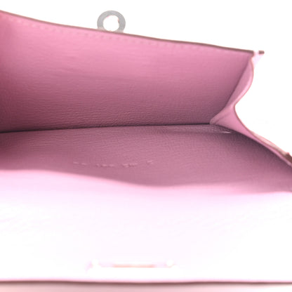 Hermes Chevre Mysore Kelly Pocket Compact Wallet Mauve Sylvestre 5 of 7