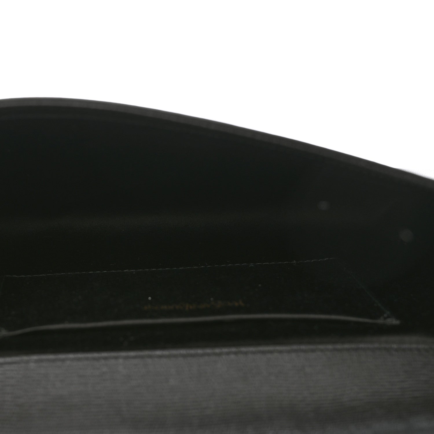 Saint Laurent Textured Calfskin Classic Y Ligne Clutch Black 5 of 7