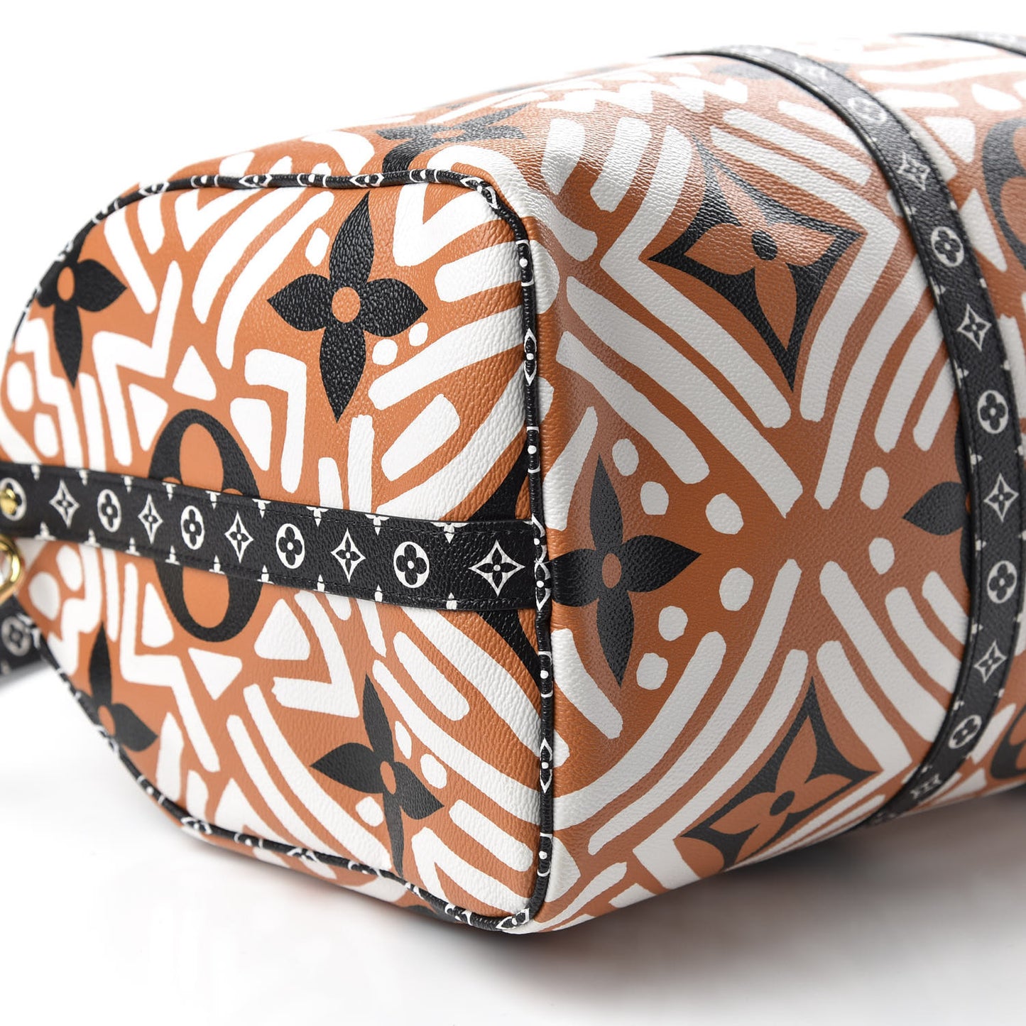 Monogram Giant Crafty Keepall Bandouliere 45 Creme Caramel Black