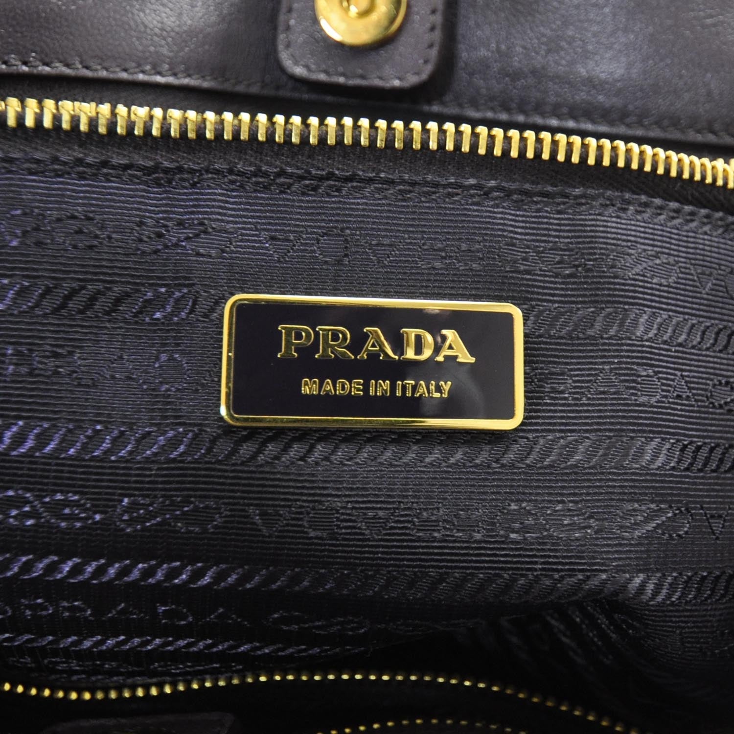 Prada Tessuto Nylon Pleated Handbag Mirtillo 9 of 11