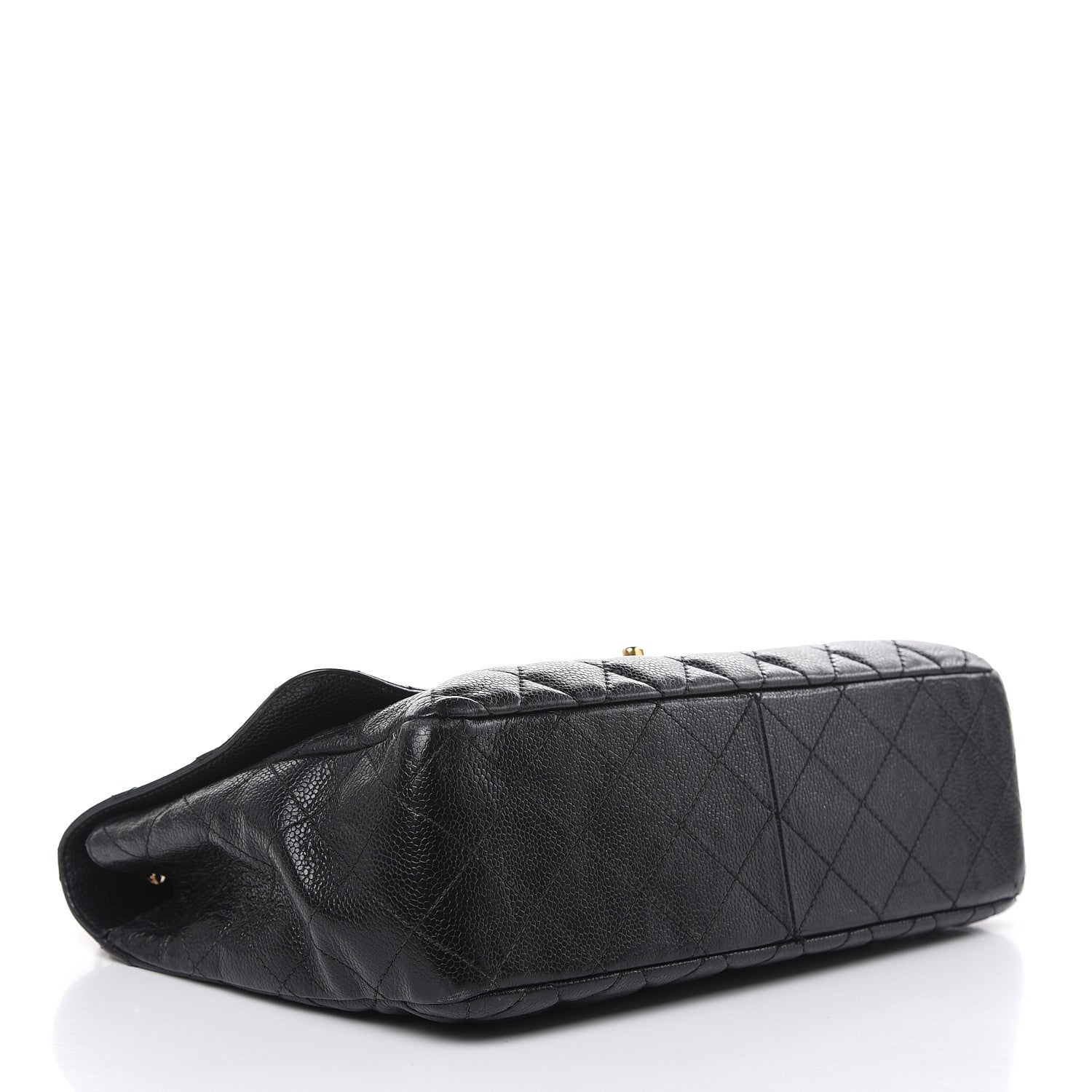 Chanel Caviar Quilted Jumbo Single Flap Black 4 of 18