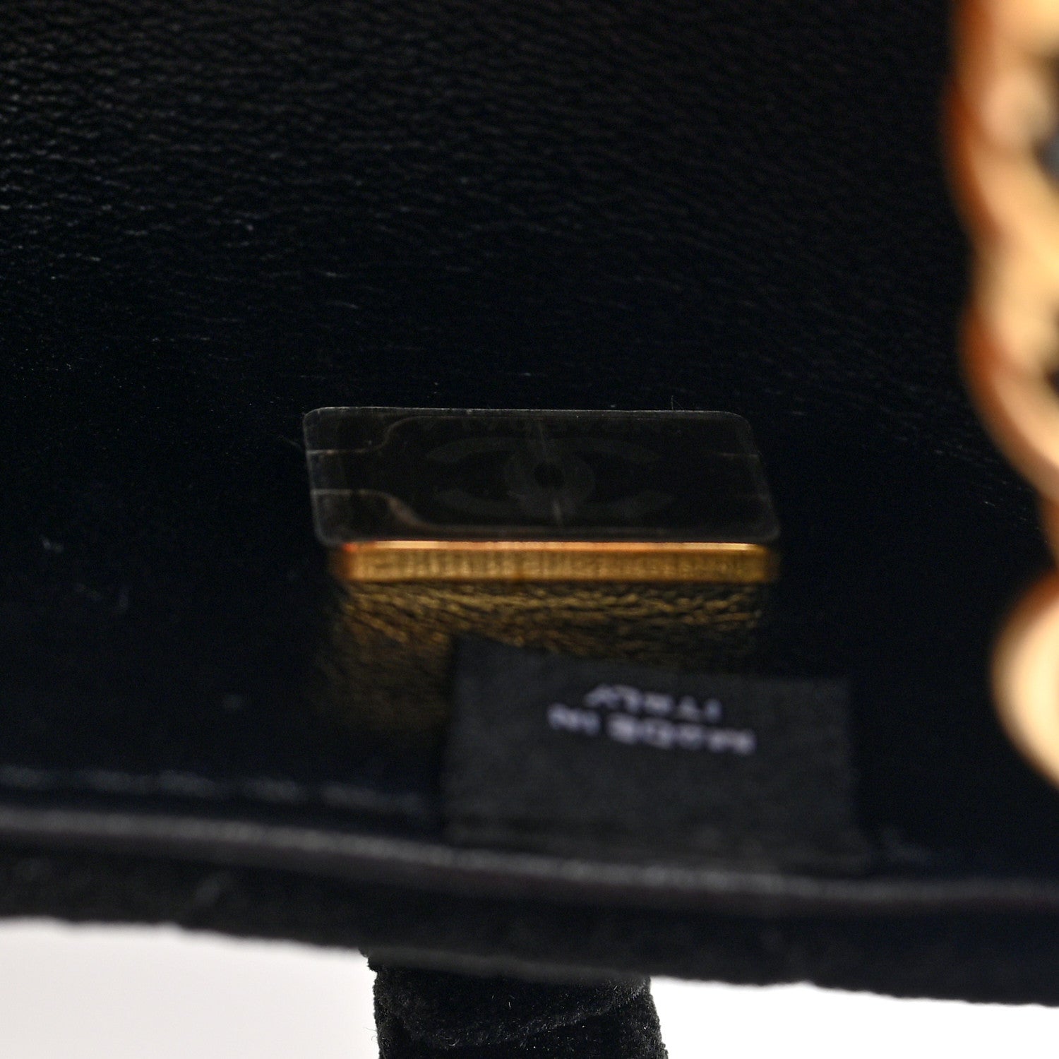 Chanel Velvet Quilted Mini Top Handle Flap Black 7 of 10
