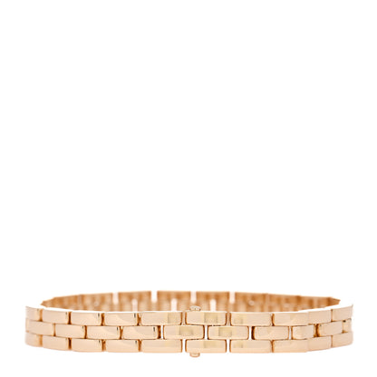 Cartier 18K Yellow Gold Panthere Maillon 3 Link Bracelet 16 2 of 4