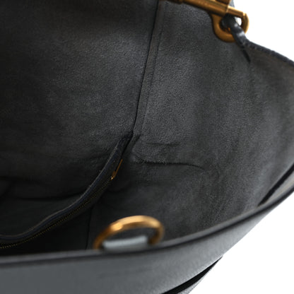 Celine Soft Grained Calfskin Sangle Bucket Bag Storm 11 of 11
