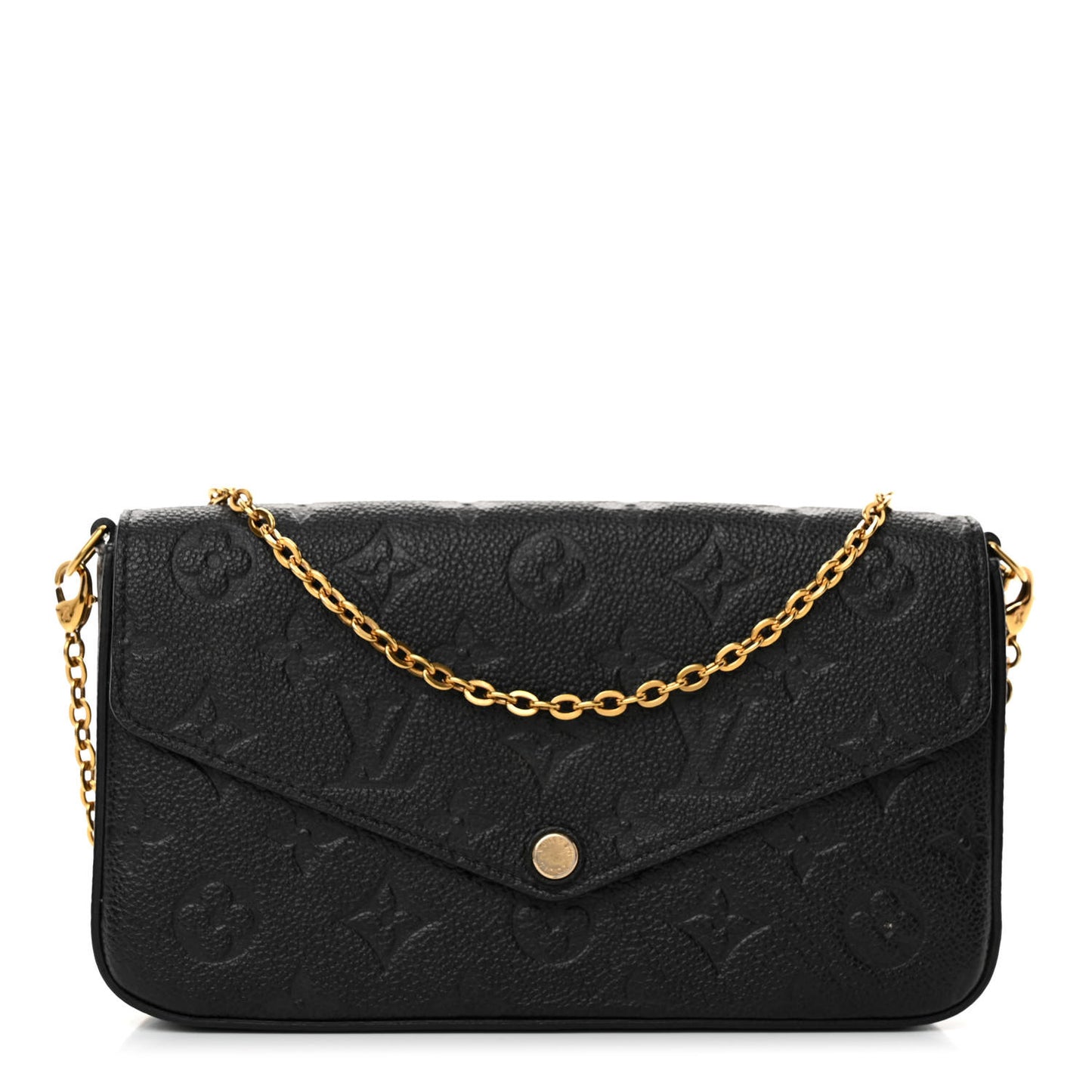 Empreinte Pochette Felicie Chain Wallet Black