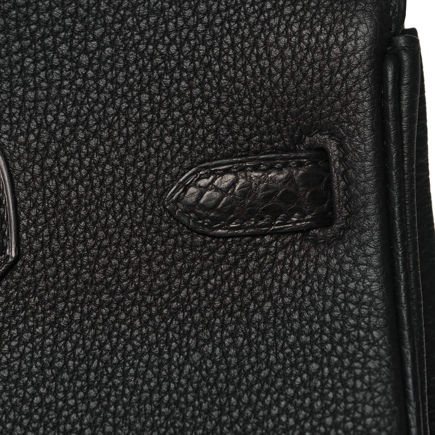 Hermes Togo Matte Alligator Birkin Touch 25 Black 14 of 16