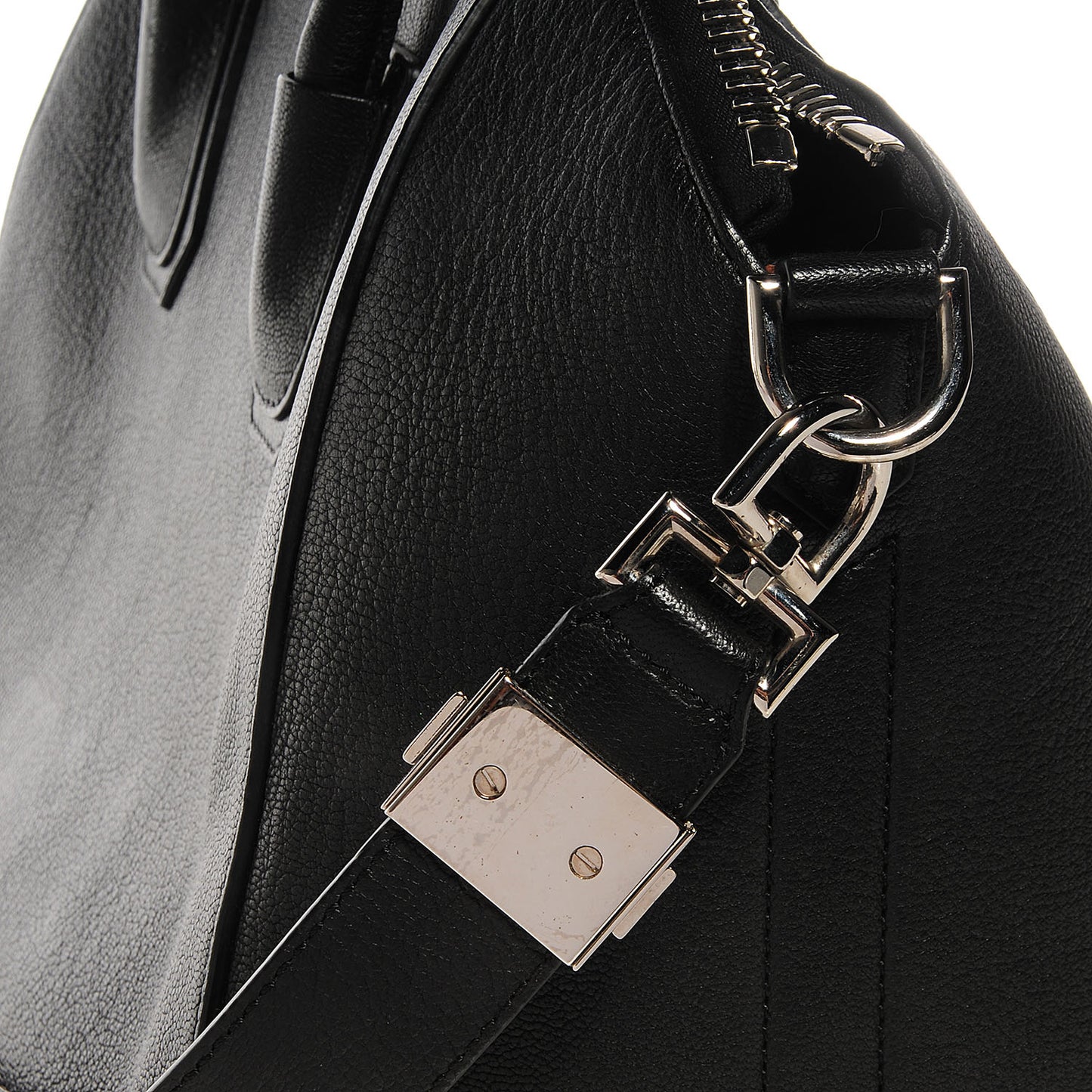 Sugar Goatskin Medium Antigona Black