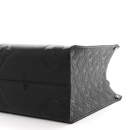 Louis Vuitton Empreinte Monogram Giant Onthego MM Black 9 of 10