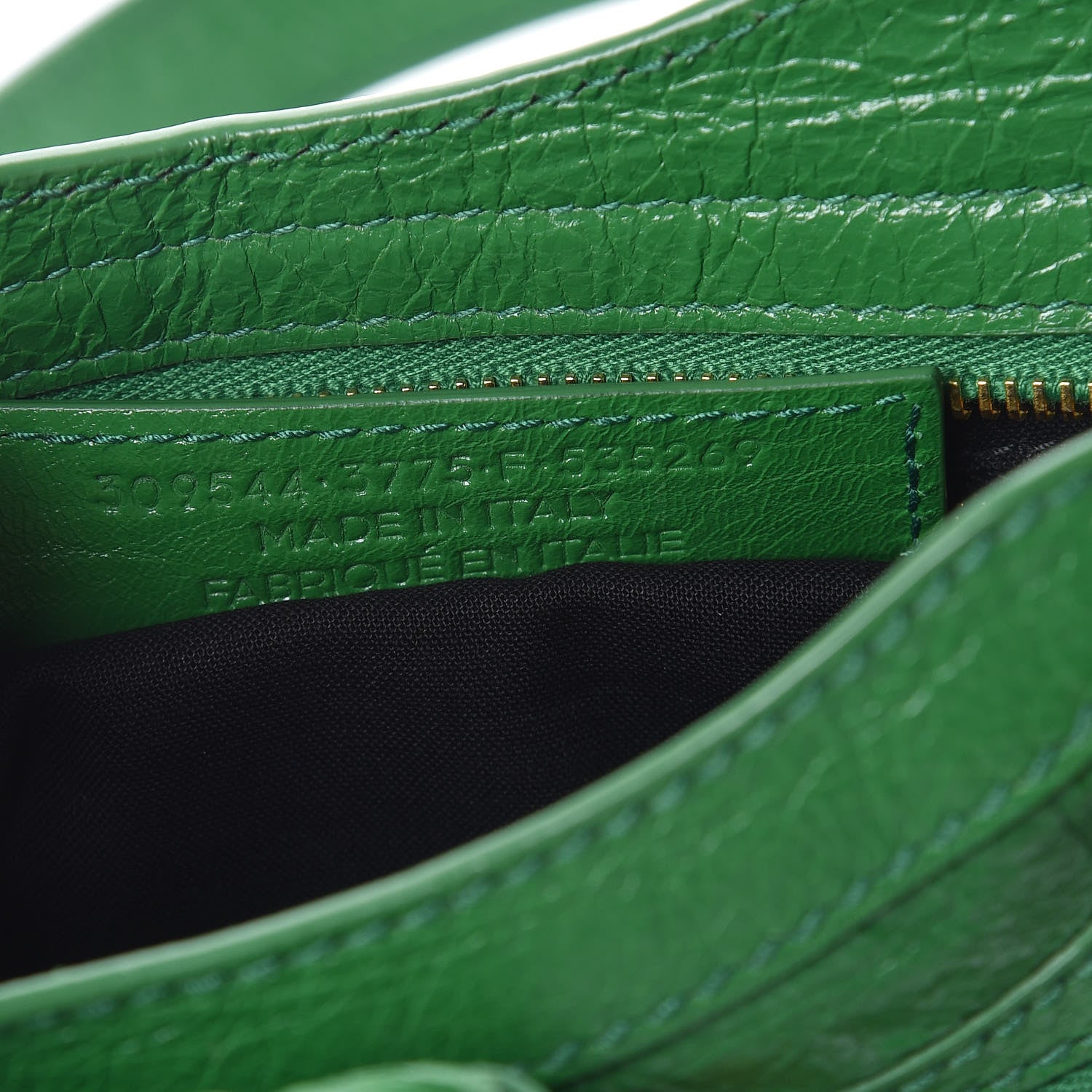 Balenciaga Agneau Giant 12 Gold Hardware Mini City Vert Trefle 7 of 9