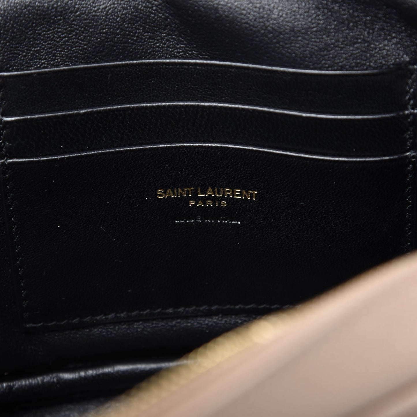 Grain De Poudre Matelasse Monogram Mini Lou Camera Bag Dark Beige