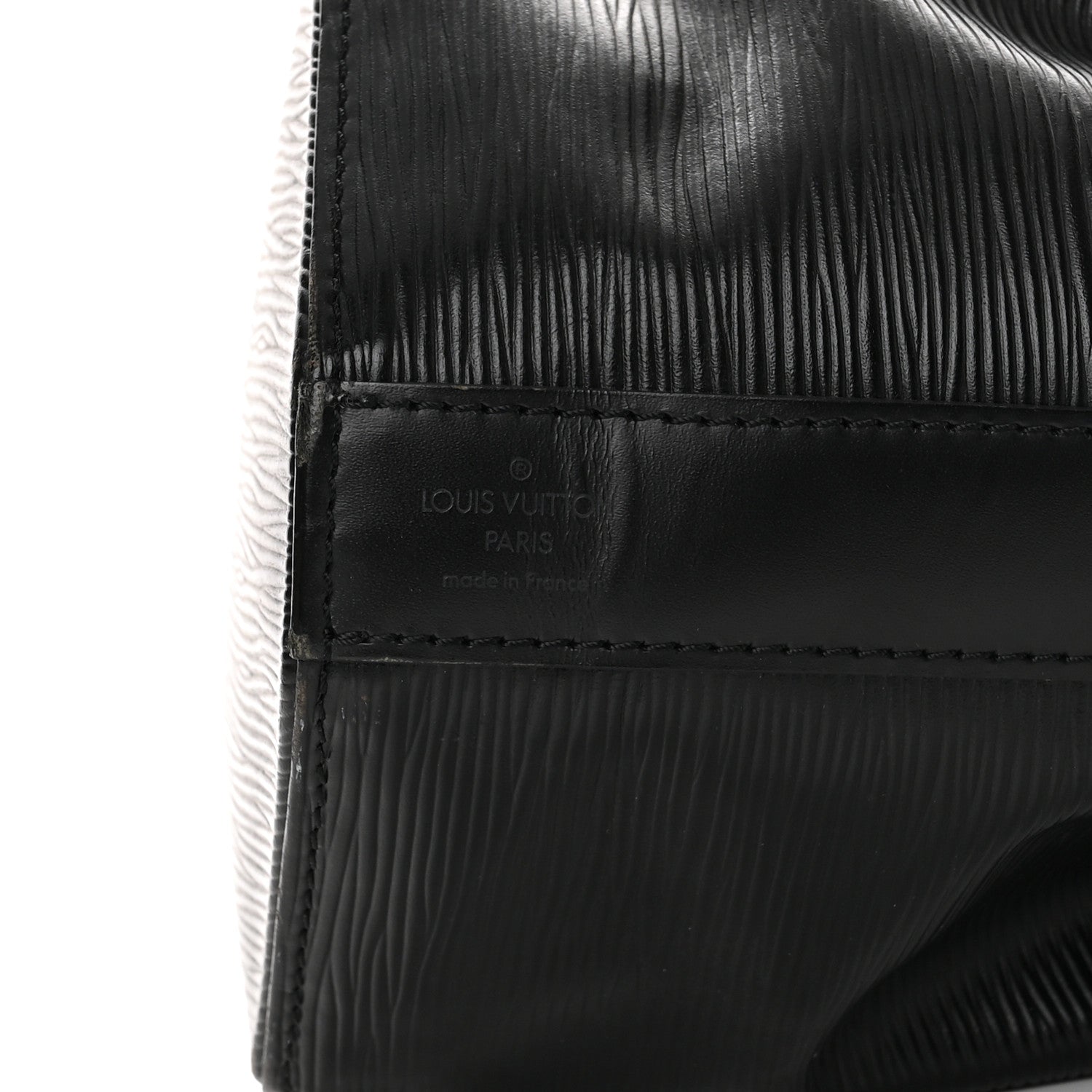 Louis Vuitton Epi Sac D'Epaule GM Black 6 of 16