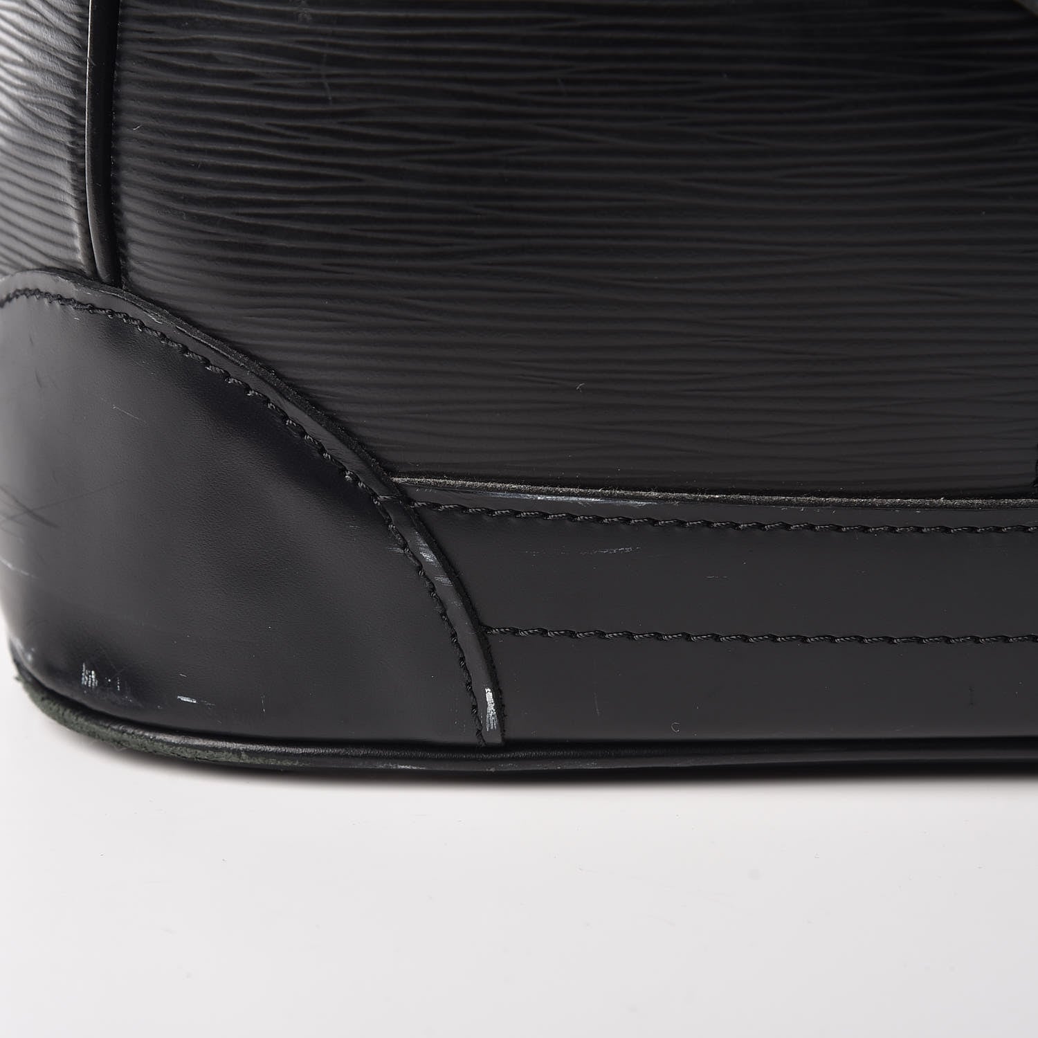 Louis Vuitton Epi Sac De Voyage Bourget 50 Black 27 of 29