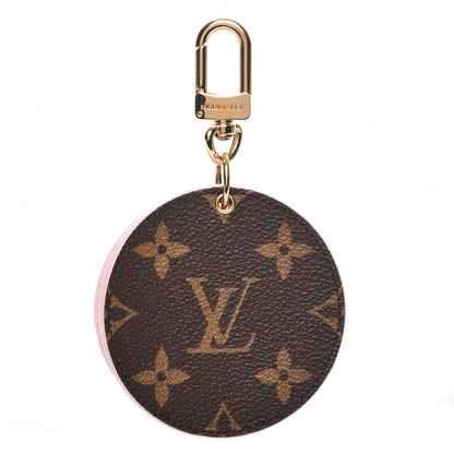 Louis Vuitton Monogram LV Mirror Bag Charm Key Holder Rose Ballerine 1 of 6
