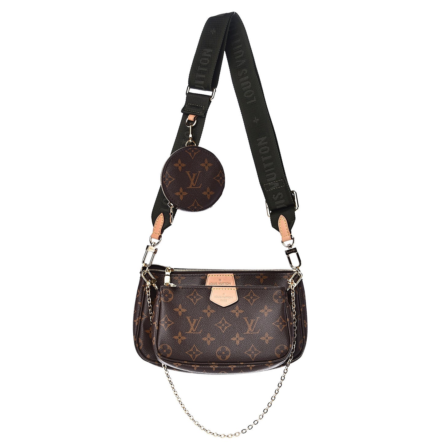 Monogram Multi Pochette Accessories Kaki