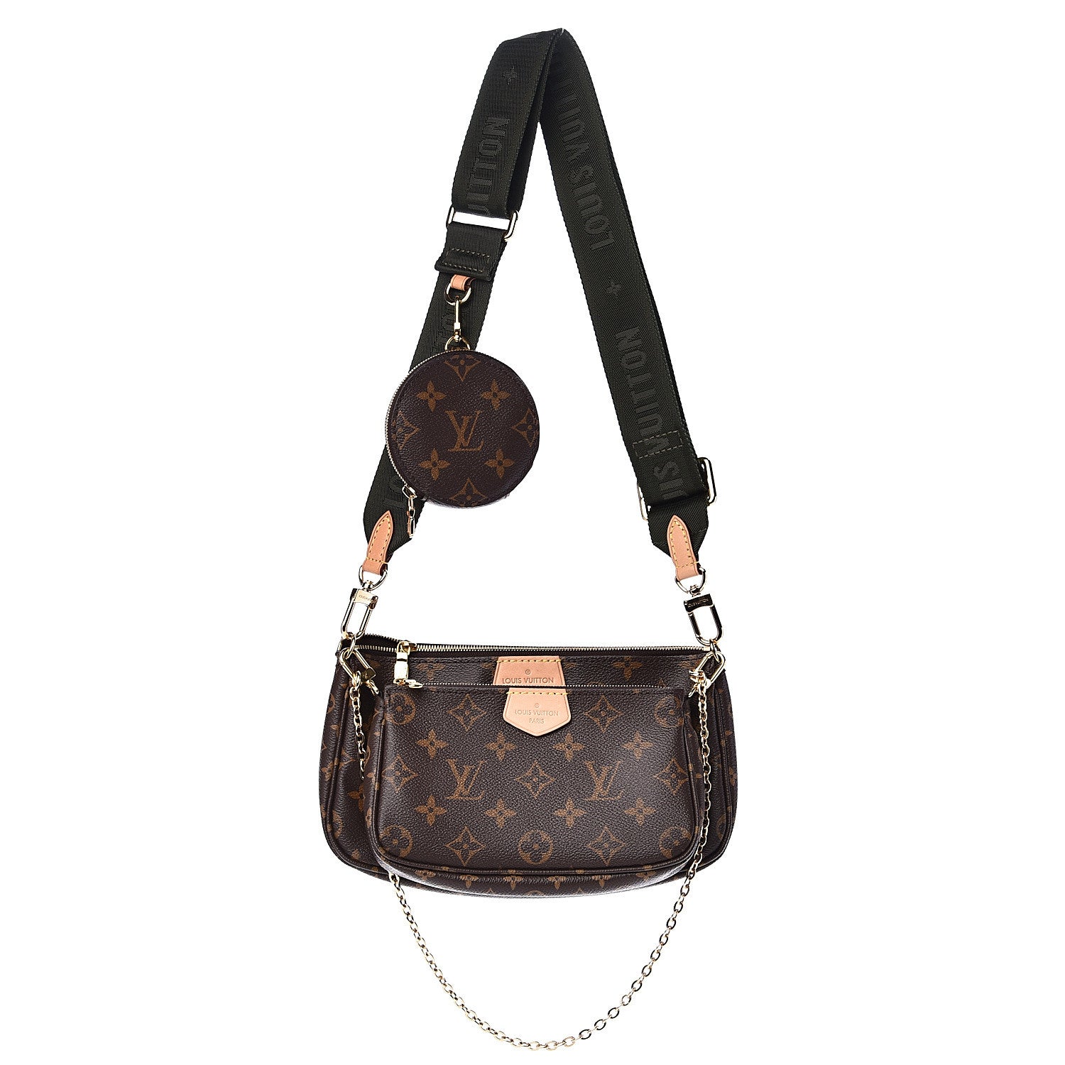 Louis Vuitton Monogram Multi Pochette Accessories Kaki 1 of 9