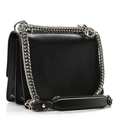 Fendi Vitello Liberty Fun Fair Metal Studded Small Kan I Shoulder Bag Black Multicolor 3 of 11
