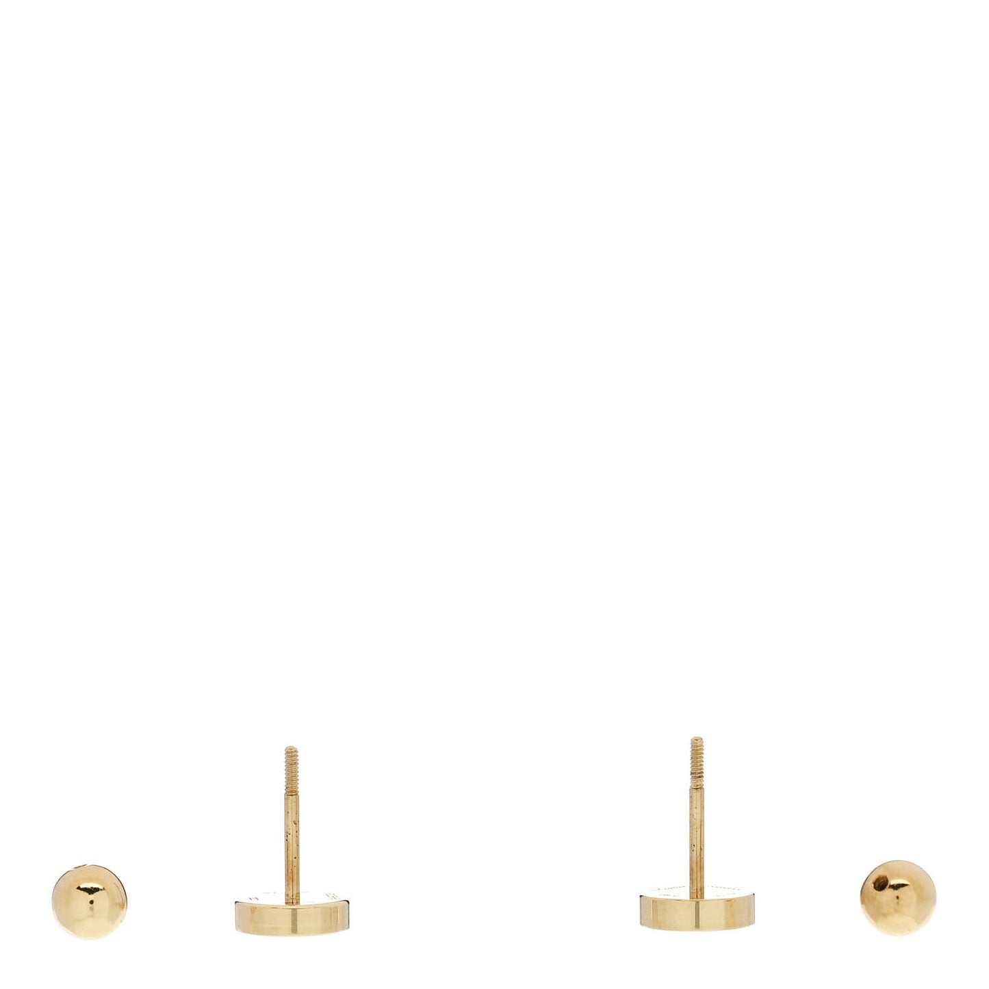 18K Yellow Gold LOVE Earrings