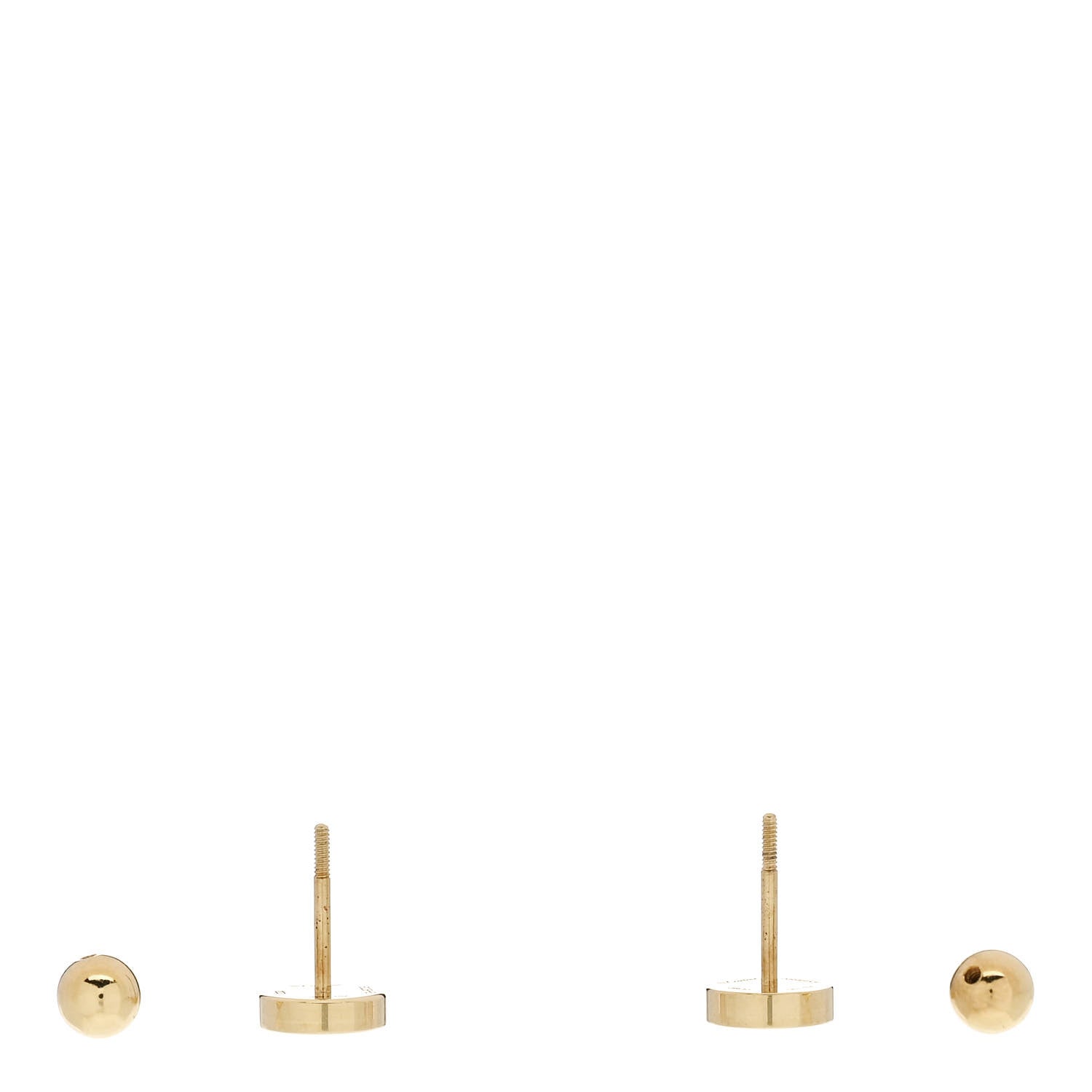 Cartier 18K Yellow Gold LOVE Earrings 3 of 5
